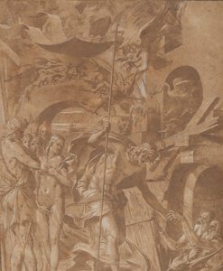 Cristo en el limbo, ca. 1547-48 de Luca Penni