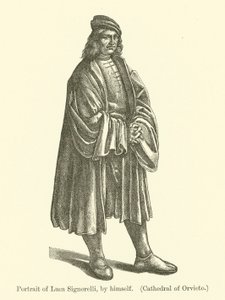 Autorretrato del pintor italiano Luca Signorelli de Luca Signorelli