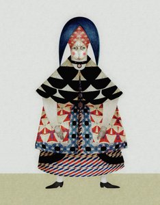 Figura folclórica caprichosa de Luca di Napoli