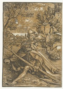 San Cristóbal con el Niño Jesús de Lucas Cranach