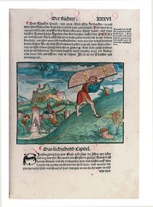Ilustración del Antiguo Testamento, parte II, Josué - Ester, de la Biblia, traducida por Martin Luther, Wittemberg, 1524 de Lucas Cranach