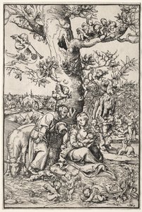 Descanso en la Huida a Egipto de Lucas Cranach