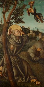 Estigmatización de hl. Franziskus de Lucas Cranach d. Ä.