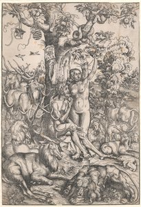 La caída del hombre de Lucas Cranach d.Æ.