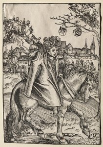 Un niño a caballo, 1506 de Lucas Cranach the Elder