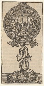 Un Pacífico de Plata Dorada con una Crucifixión, de la Gran Serie de Relicarios de Wittenberg, 1509