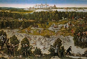 La caza del ciervo de Lucas Cranach the Elder