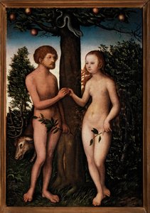 Adán y Eva de Lucas Cranach the Elder
