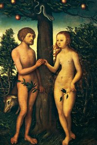 Adán y Eva de Lucas Cranach the Elder