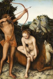 Apolo y Diana de Lucas Cranach the Elder