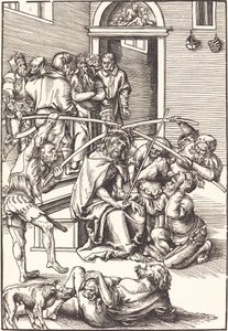Cristo coronado de espinas de Lucas Cranach the Elder