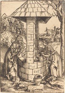 Cristo y la Mujer de Samaria de Lucas Cranach the Elder
