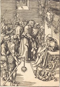 Cristo ante Caifás de Lucas Cranach the Elder
