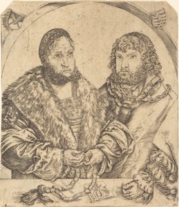 Federico el Sabio y Juan el Constante de Sajonia de Lucas Cranach the Elder