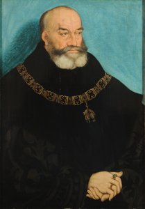 Alemán: Retrato de Jorge el Barbudo, Duque de Sajonia Retrato de Jorge el Barbudo, Elector de Sajonia (1471-1539) de Lucas Cranach the Elder