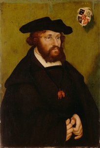 Alemán: Bildnis König Christians II. von Dänemark Retrato del rey Cristián II de Dinamarca de Lucas Cranach the Elder