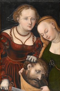 Alemán: Judith mit dem Haupt des Holofernes und einer Dienerin Judith with the head of Holofernes and a servant