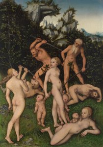 Alemán: Primitives Volk Los frutos de los celos (El final de la Edad de Plata) de Lucas Cranach the Elder