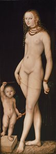 Alemán: Venus und Amor Venus and Cupid de Lucas Cranach the Elder
