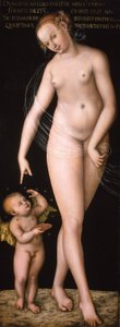 Alemán: Venus und Amor als Honigdieb Venus con Cupido robando miel