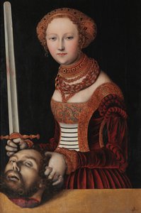 Judith con la cabeza de Holofernes de Lucas Cranach the Elder