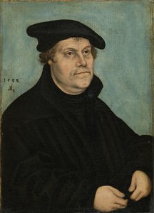 Martín Lutero 1483-1546 a la edad de 50 años, 1533 de Lucas Cranach the Elder