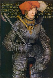Retrato de Joaquín II de Brandemburgo como príncipe elector de Lucas Cranach the Elder