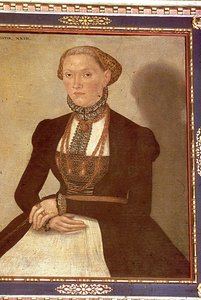 Retrato de Margarethe Lutero de Lucas Cranach the Elder