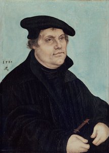 Retrato de Martín Lutero de Lucas Cranach the Elder