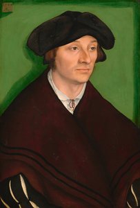 Retrato de un hombre, 1522 de Lucas Cranach the Elder