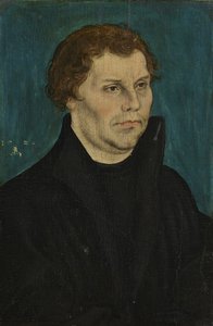 Retratos de Martín Lutero y Katharina von Bora de Lucas Cranach the Elder