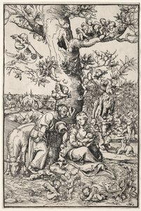 Descanso en la huida a Egipto, 1509 de Lucas Cranach the Elder