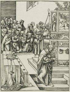San Juan, de El martirio de los Apóstoles de Lucas Cranach the Elder