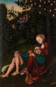 Sansón y Dalila, ca. 1528-30 de Lucas Cranach the Elder
