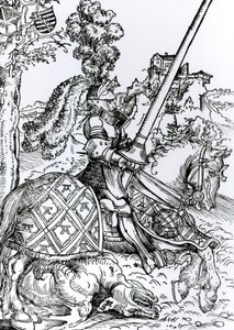 San Jorge a caballo, 1507 de Lucas Cranach the Elder