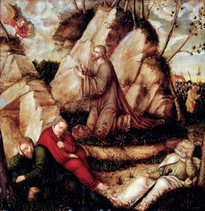 La agonía en el jardín de Lucas Cranach the Elder