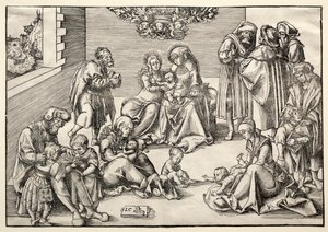 La Sagrada Familia y parientes de Lucas Cranach the Elder