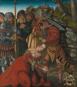 El martirio de Santa Bárbara, ca. 1510 de Lucas Cranach the Elder