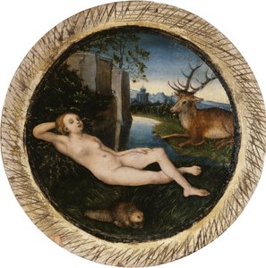La ninfa de la primavera de Lucas Cranach the Elder