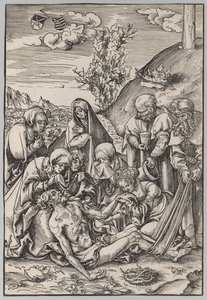 La Pasión: El Lamento, 1509 de Lucas Cranach the Elder