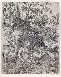 La Penitencia de San Juan Crisóstomo de Lucas Cranach the Elder