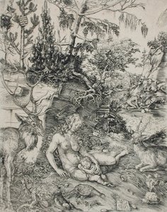 La penitencia de San Juan Crisóstomo de Lucas Cranach the Elder