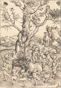 El descanso en la huida a Egipto de Lucas Cranach the Elder
