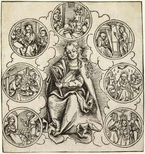 Las siete alegrías de María de Lucas Cranach the Elder