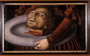 La cabeza de Juan el Bautista de Lucas Cranach the Elder