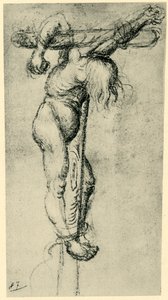 Ladrón en la cruz, 1500-1504, 1943 de Lucas Cranach the Elder