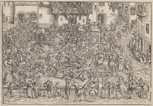 Torneo, 1509 de Lucas Cranach the Elder