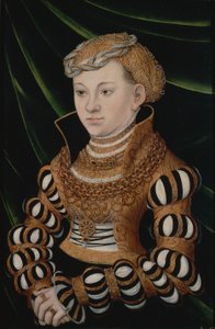 Retrato de la princesa Margarita de Sajonia de Lucas Cranach the Elder and workshop