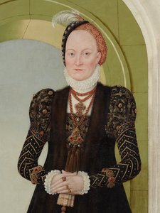 Ana de Dinamarca, duquesa de Sajonia de Lucas Cranach the Younger
