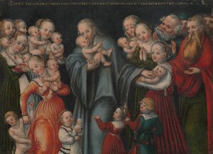 Cristo bendiciendo a los niños, ca. 1545-50